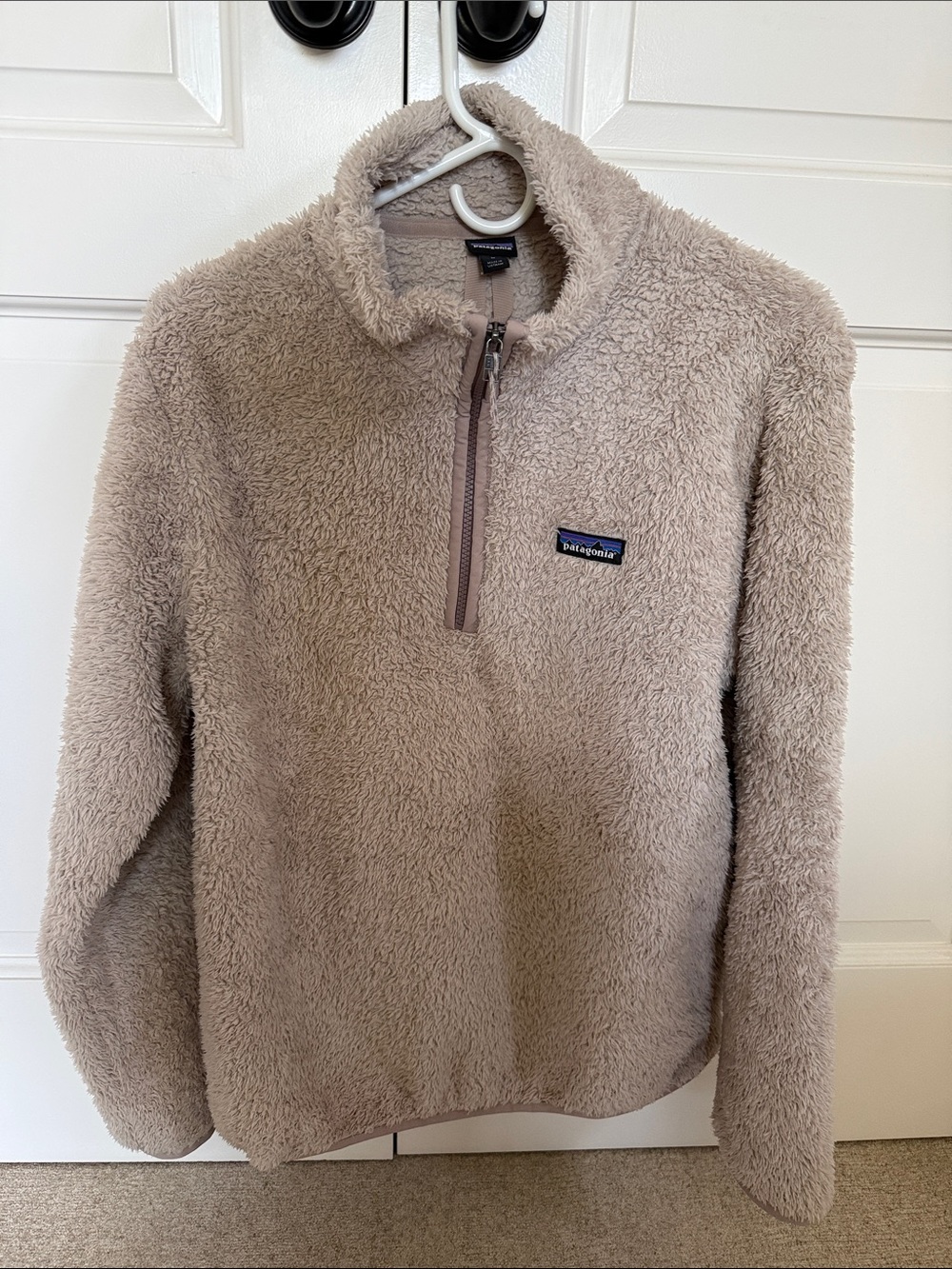 Patagonia Los Gatos Furry Quarter-Zip Pullover - Shroom Taupe
